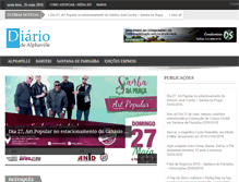 Tablet Screenshot of diariodealphaville.com.br